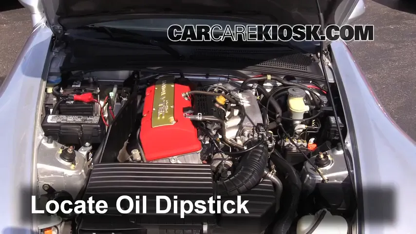 2005 Honda S2000 2.2L 4 Cyl. Oil Check Oil Level